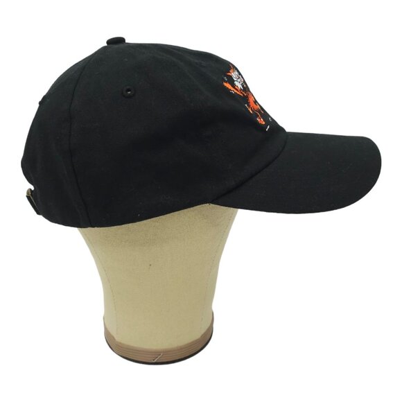 Crazy Cat Grooming Embroidered Logo Tuck Strap Cap Trucker Baseball Black Hat - Picture 11 of 13